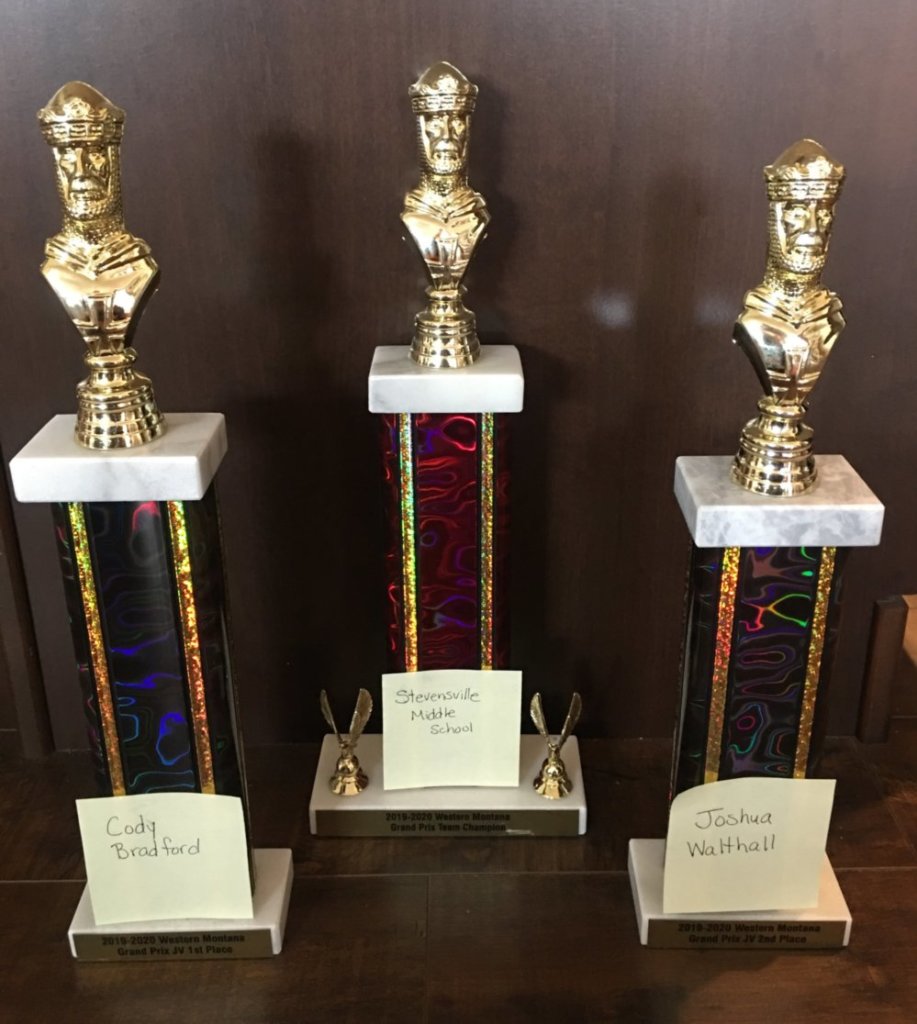 The trophy cases at Indiana high school Jac-Cen-Del (JCD) …
